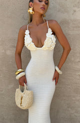 CELAENA MAXI DRESS - IVORY