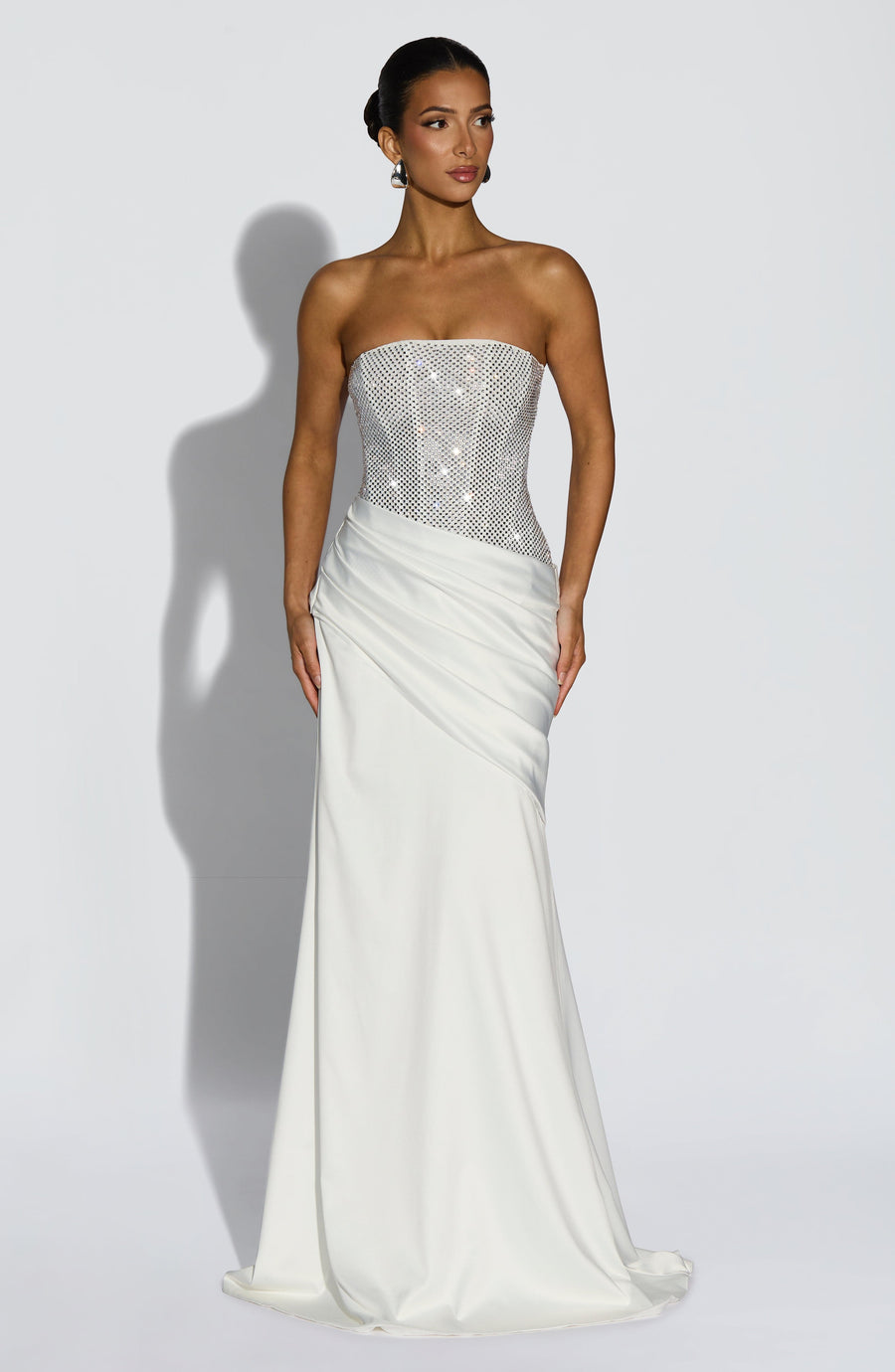 VESTIDO LARGO CELESTIA - MARFIL