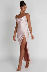 CELESTINA MAXI DRESS - BLUSH
