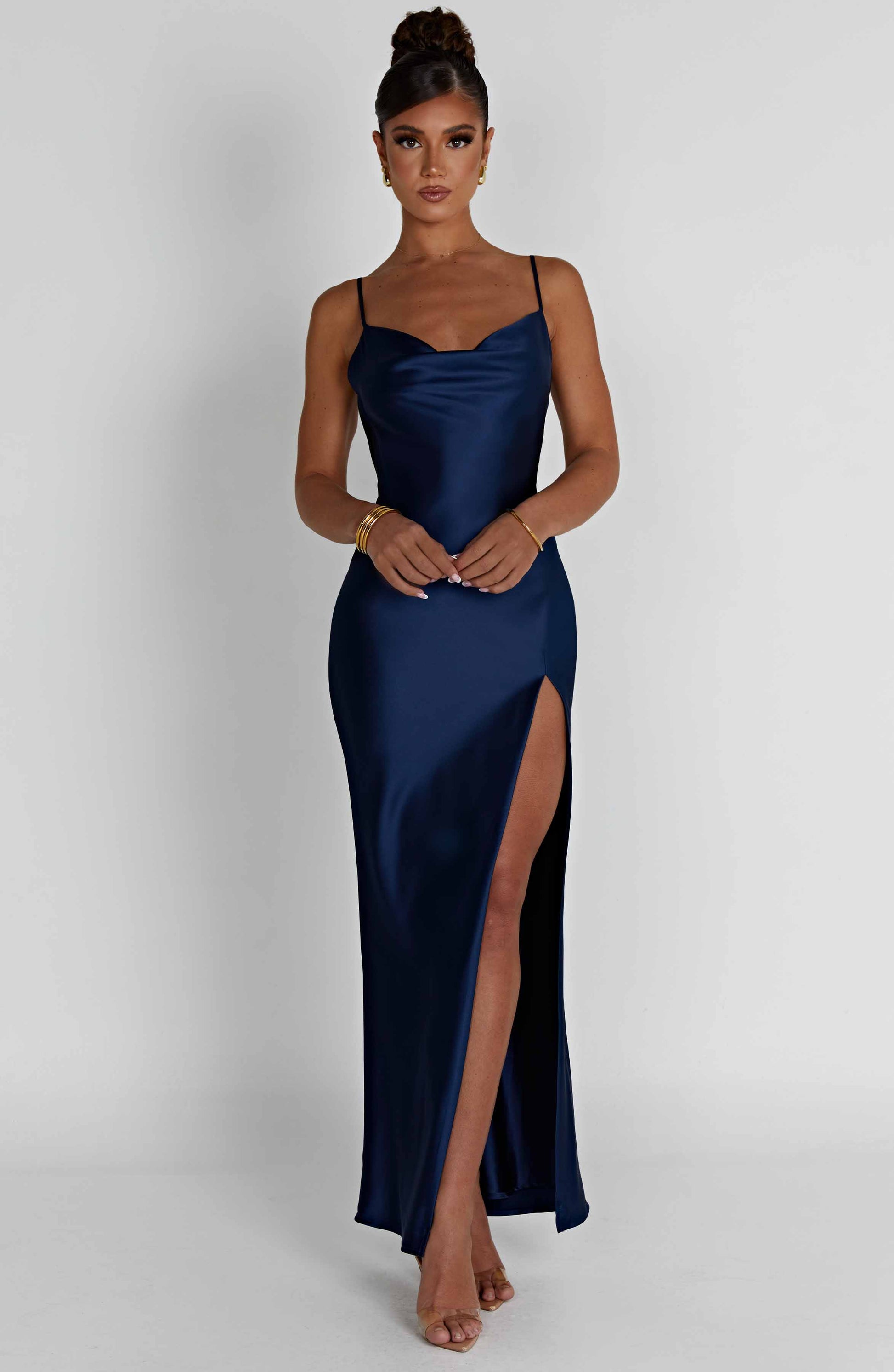 CELESTINA MAXI DRESS - NAVY