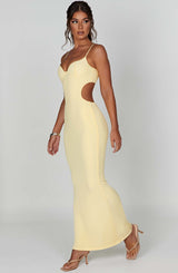CELINE MAXI DRESS - LEMON