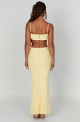 CELINE MAXI DRESS - LEMON