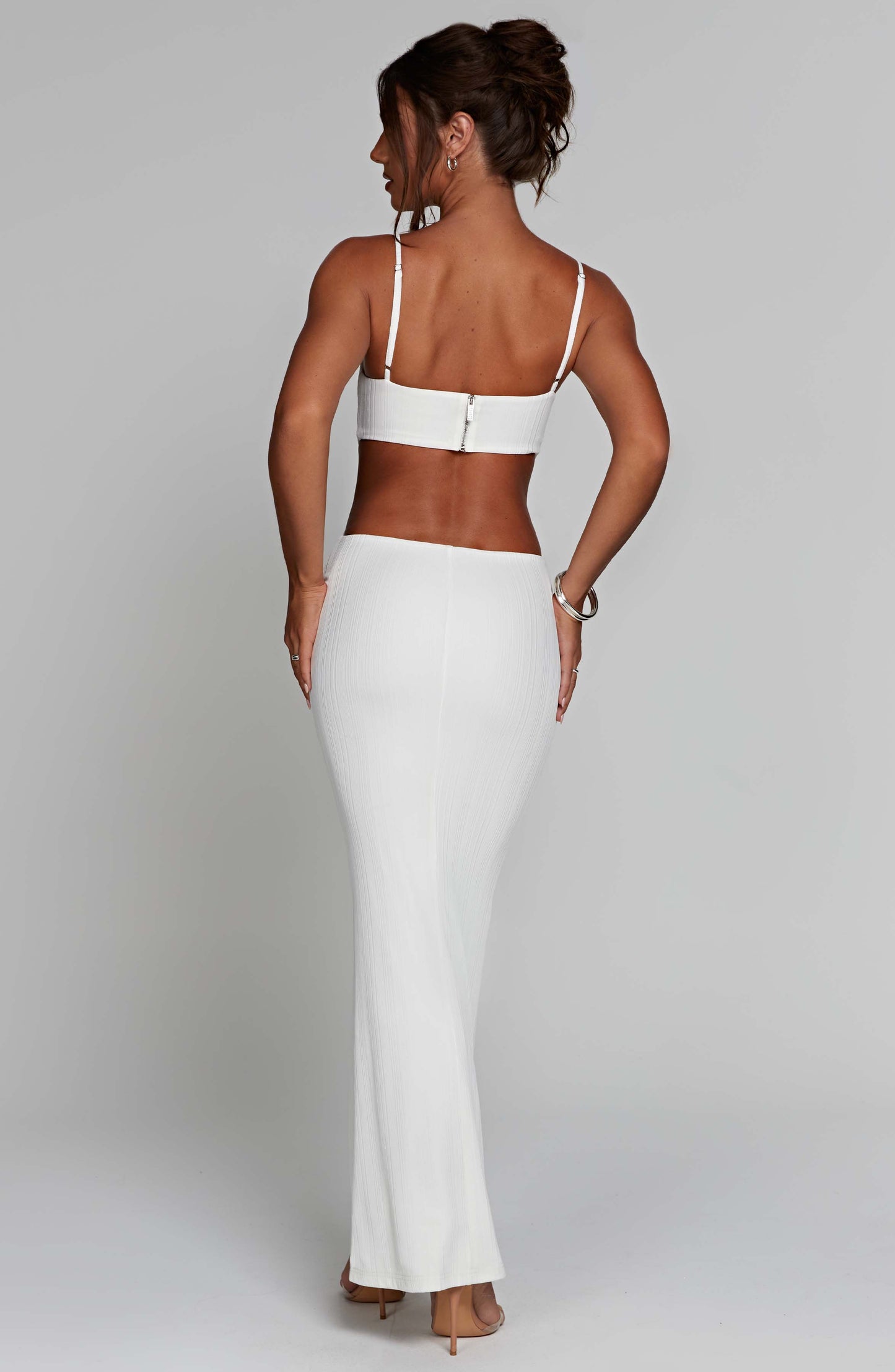 CELINE MAXI DRESS - WHITE