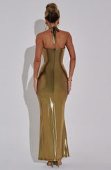 CHRISHELLE MAXI DRESS - GOLD