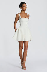 CHRISTIE MINI DRESS - IVORY