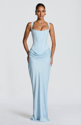 CORNELIA MAXI DRESS - BABY BLUE