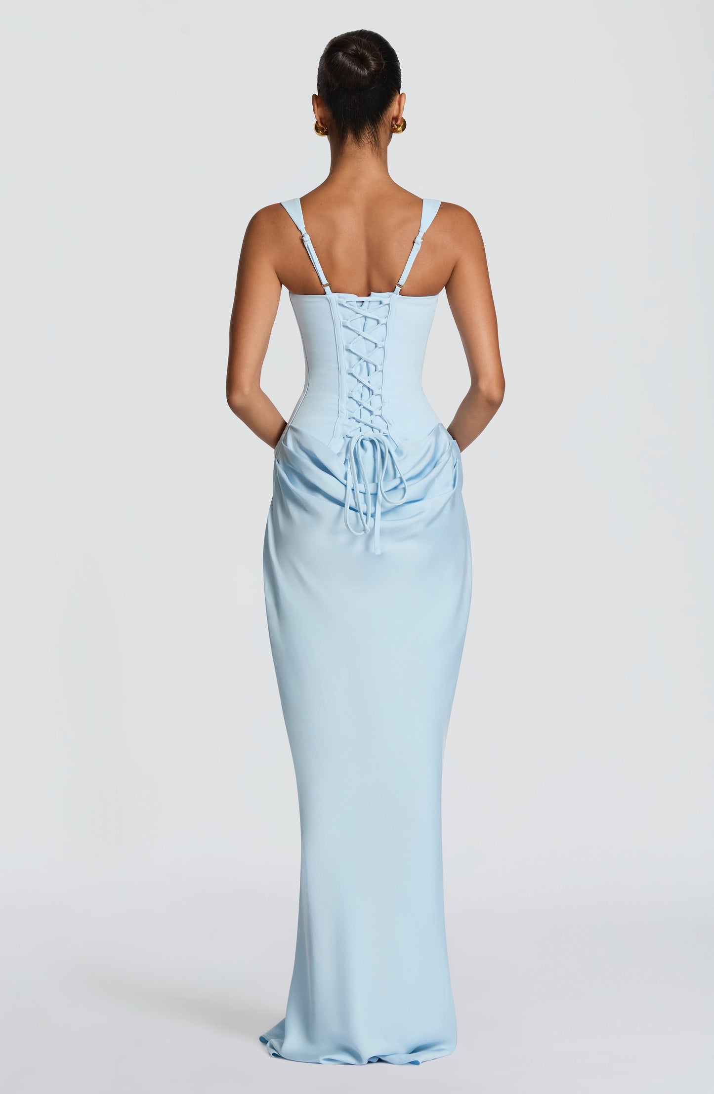 CORNELIA MAXI DRESS - BABY BLUE