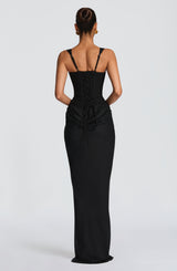 CORNELIA MAXI DRESS - BLACK