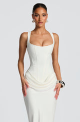 CORNELIA MAXI DRESS - IVORY