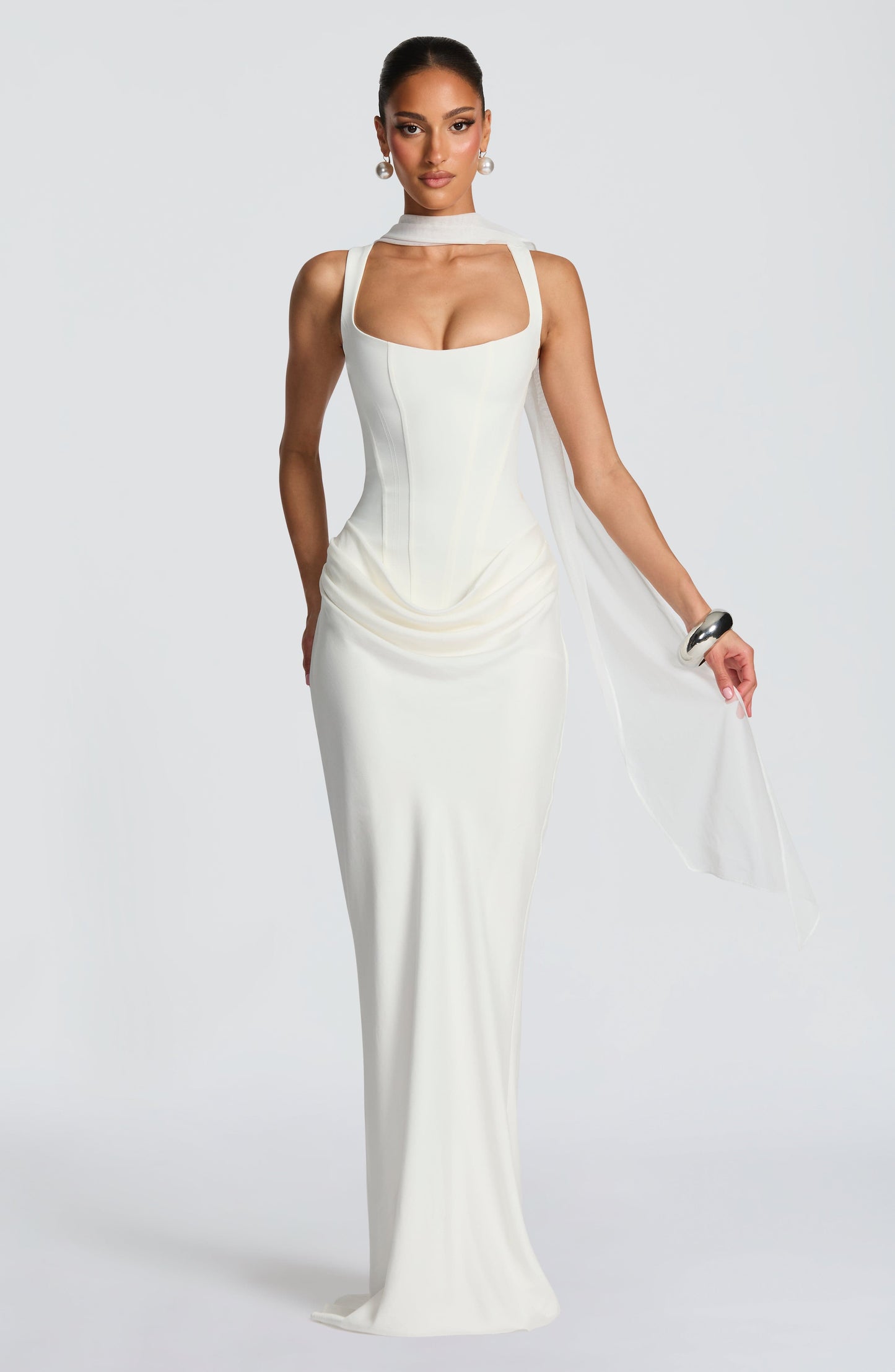 CORNELIA MAXI DRESS - IVORY