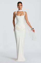 CORNELIA MAXI DRESS - IVORY
