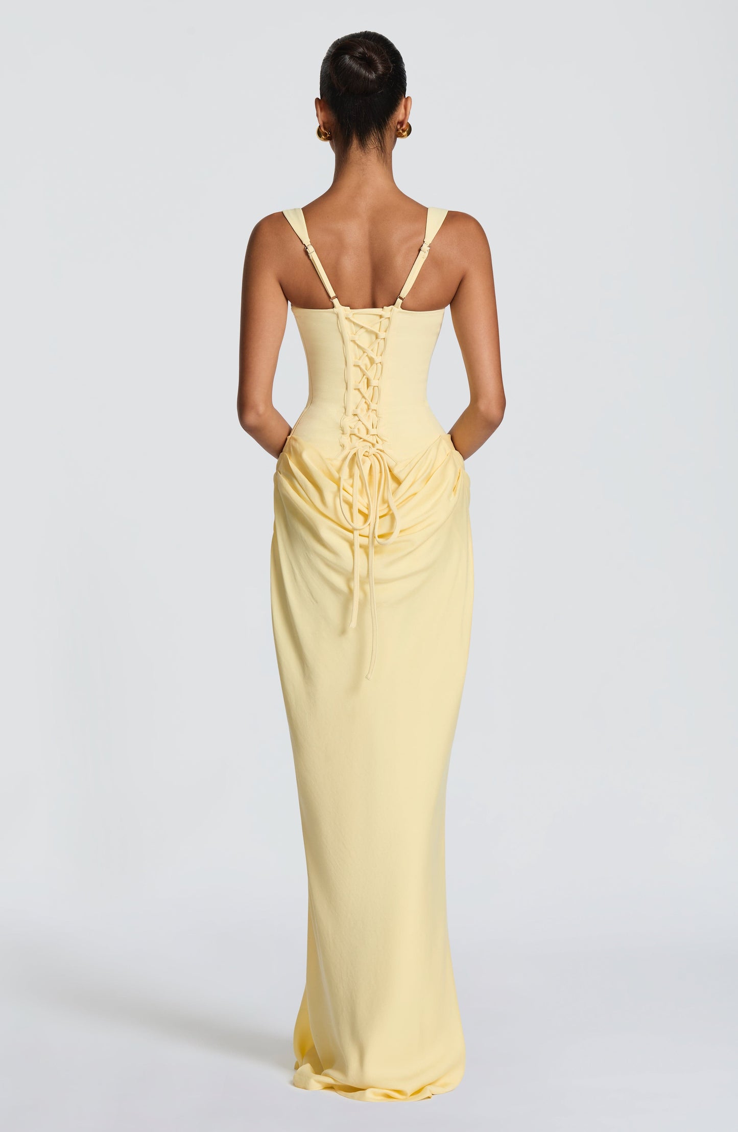CORNELIA MAXI DRESS - LEMON
