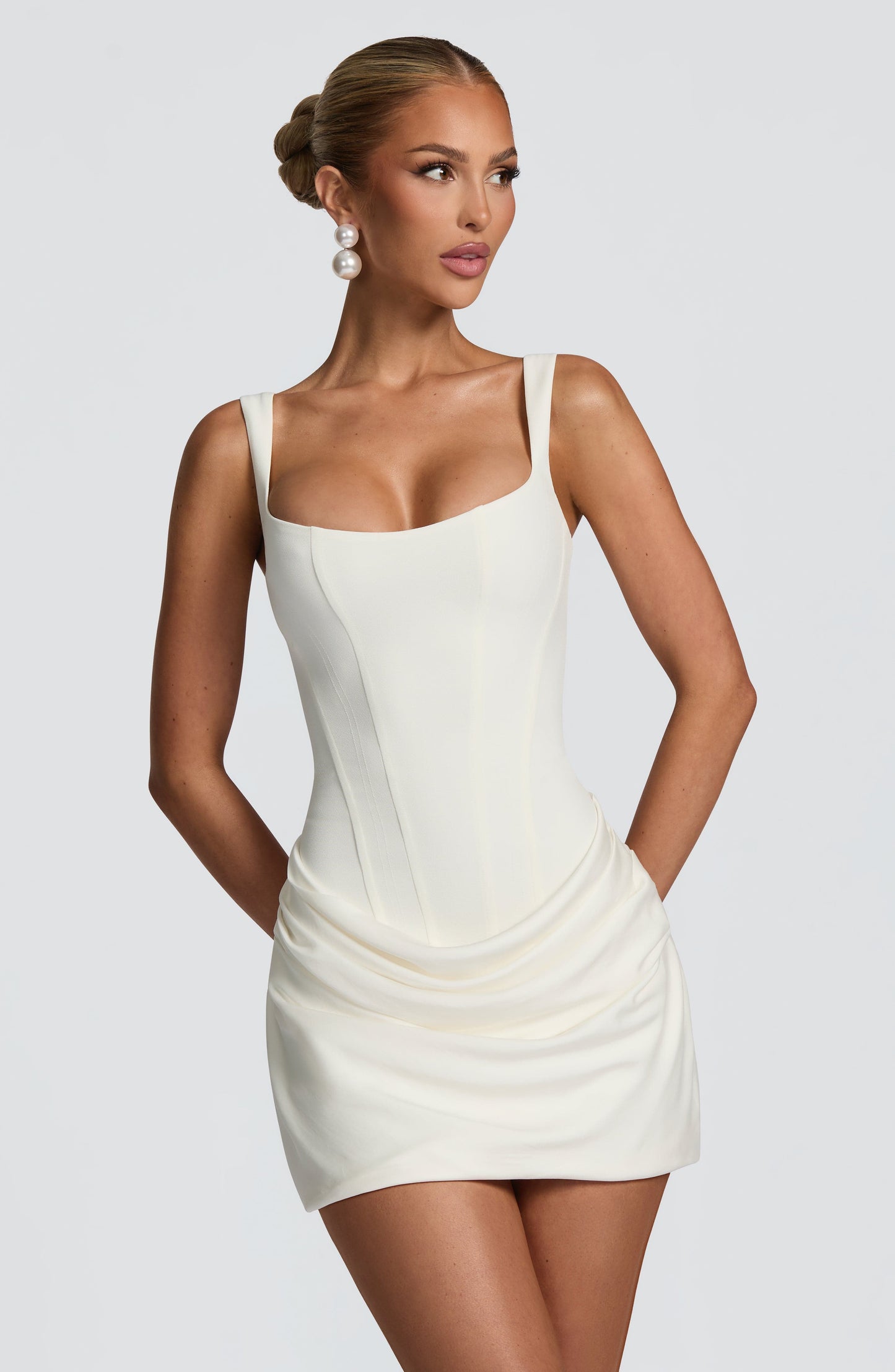 CORNELIA MINI DRESS - IVORY