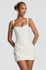 CORNELIA MINI DRESS - IVORY