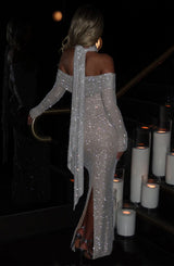 CYPRUS MAXI DRESS - NUDE