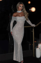 CYPRUS MAXI DRESS - NUDE