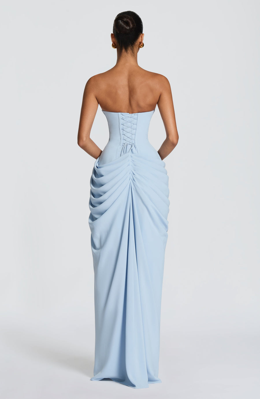 CYRA MAXI DRESS - GLACIER BLUE