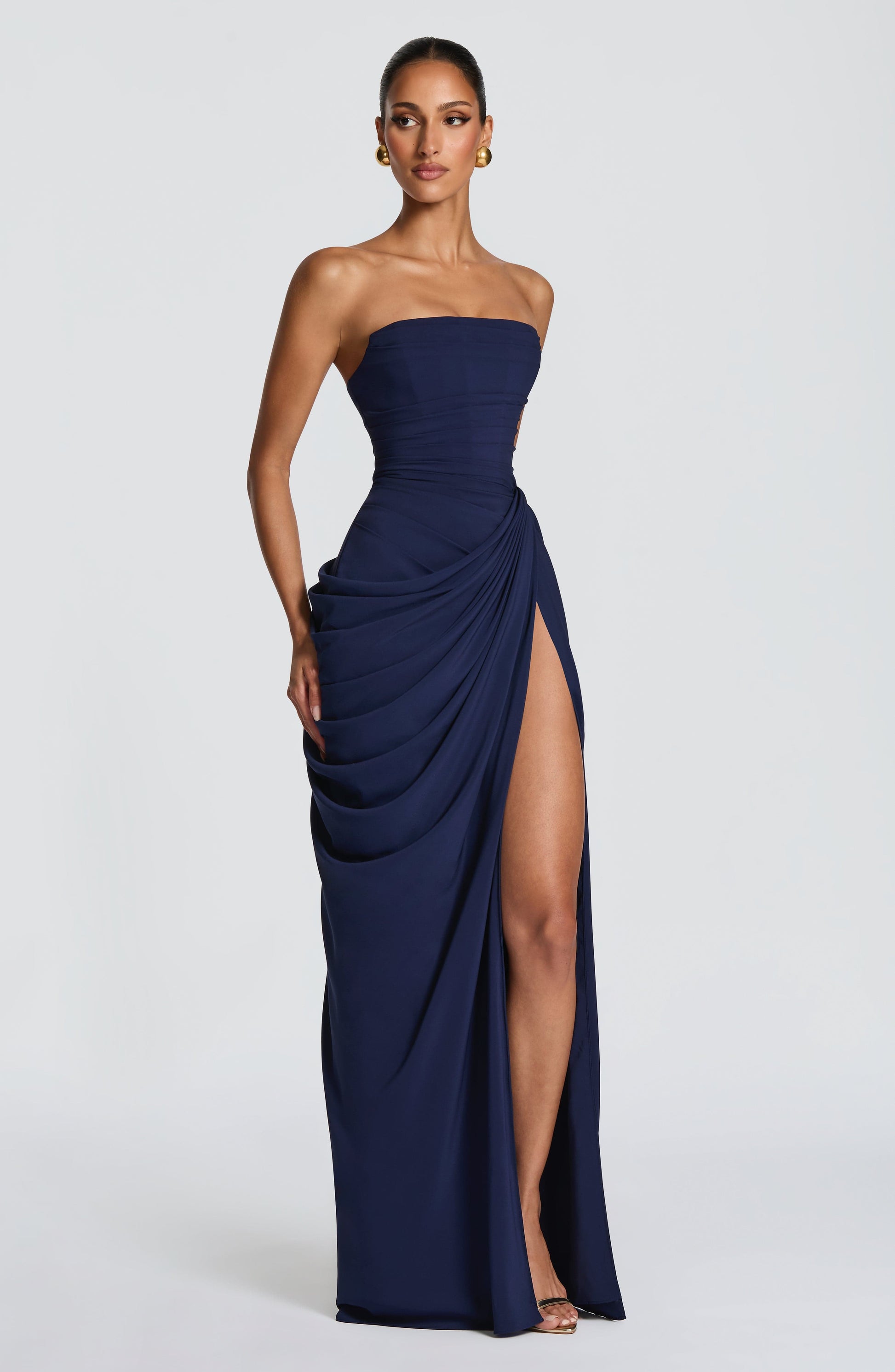 CYRA MAXI DRESS - NAVY