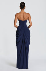 CYRA MAXI DRESS - NAVY