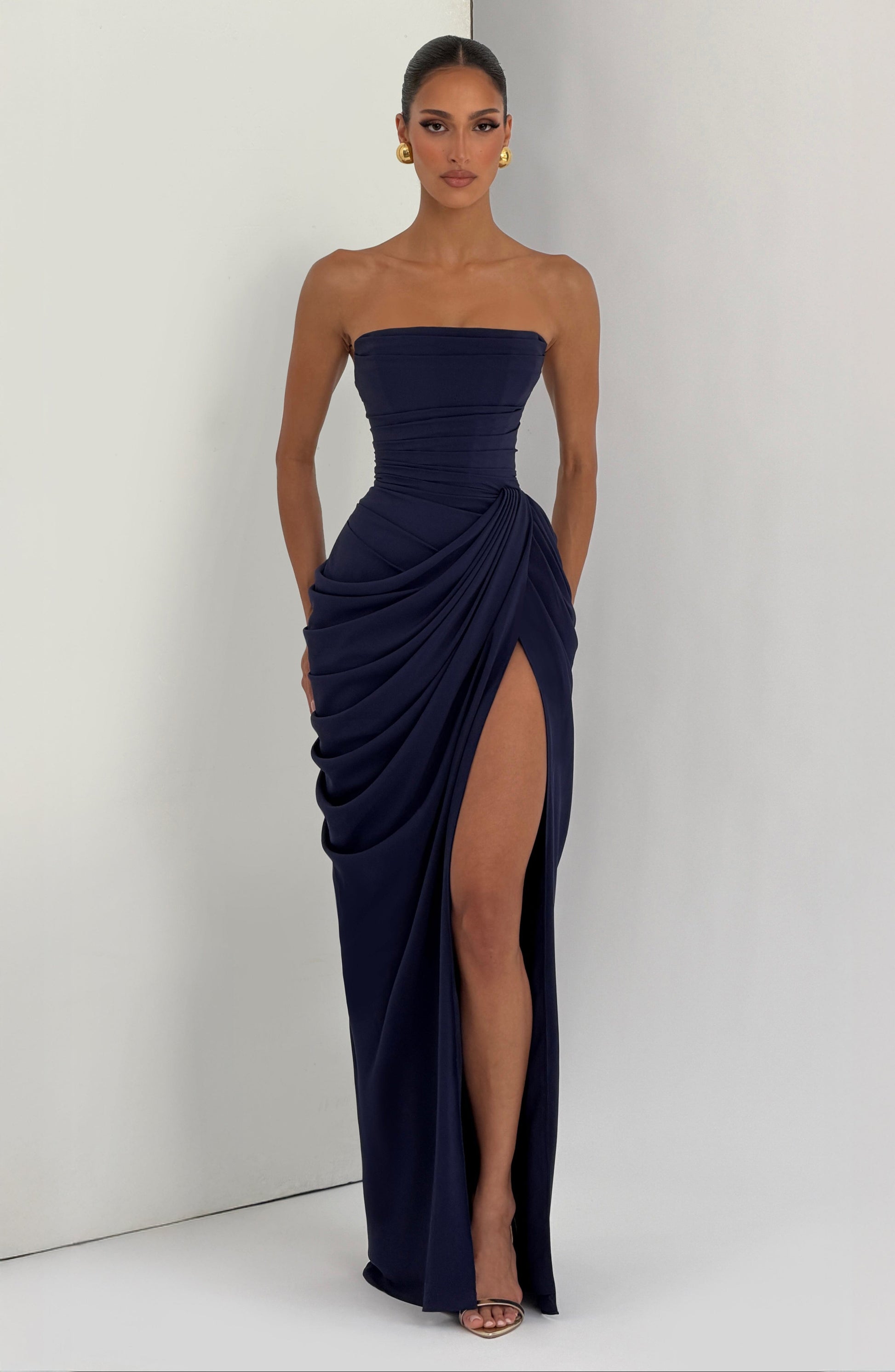 CYRA MAXI DRESS - NAVY