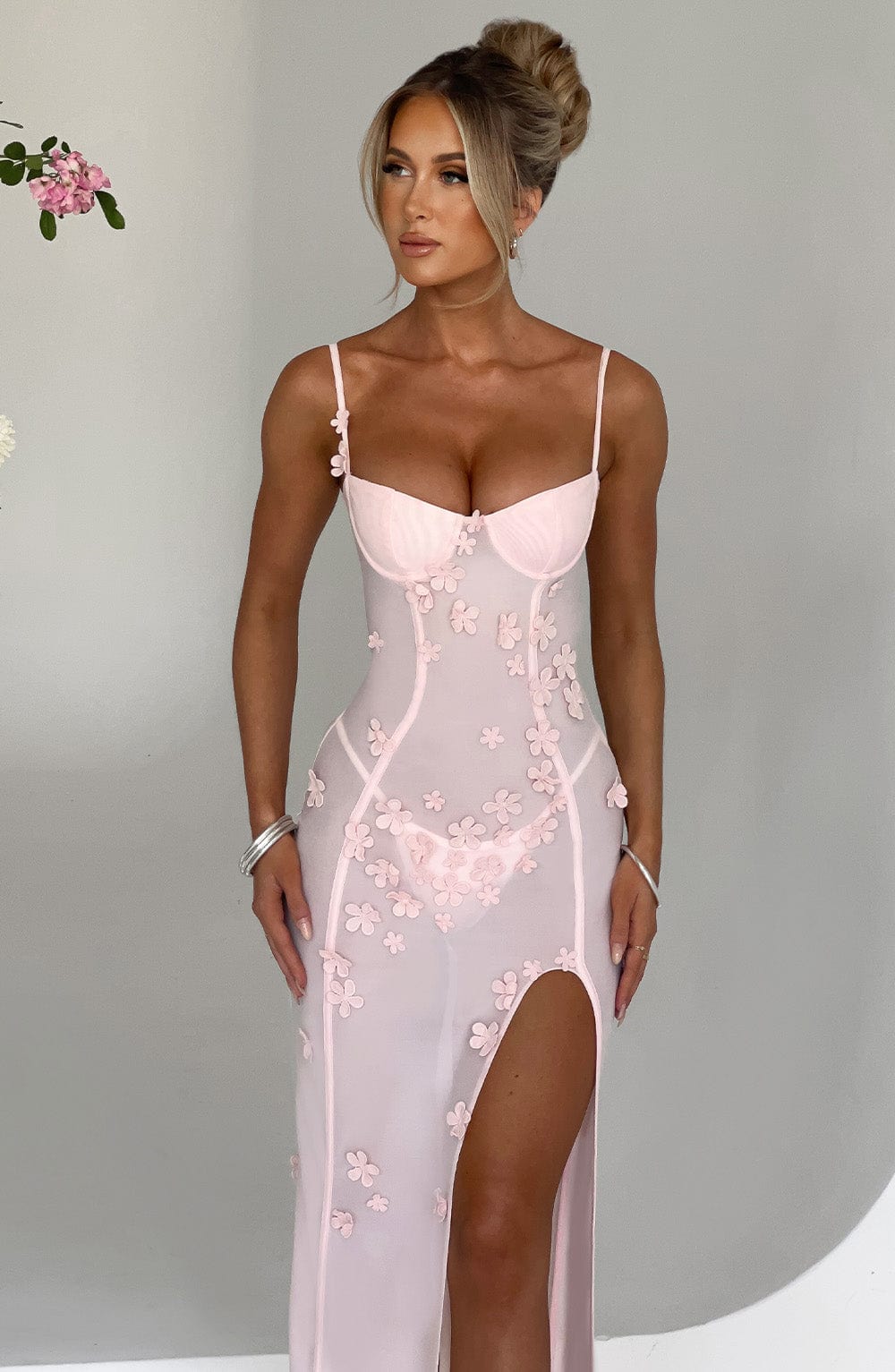 DALARY MAXI DRESS - BLUSH
