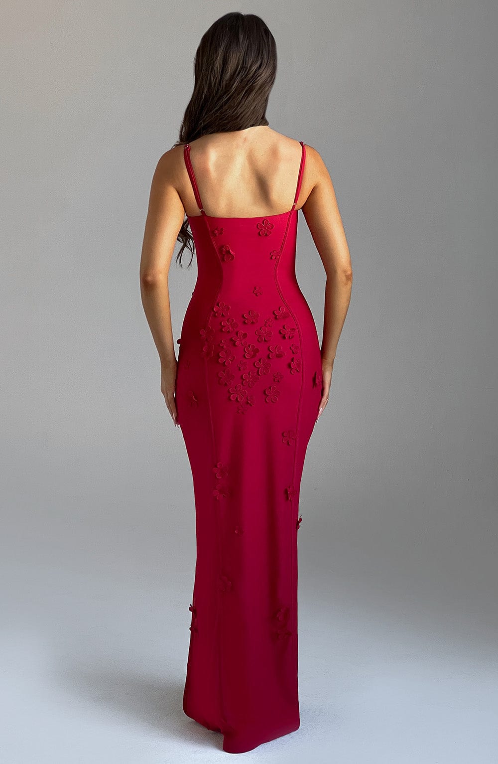 DALARY MAXI DRESS - RED LINED