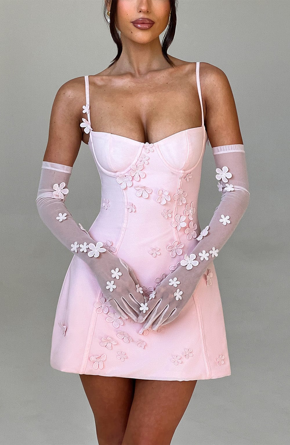 DALARY MINI DRESS - BLUSH