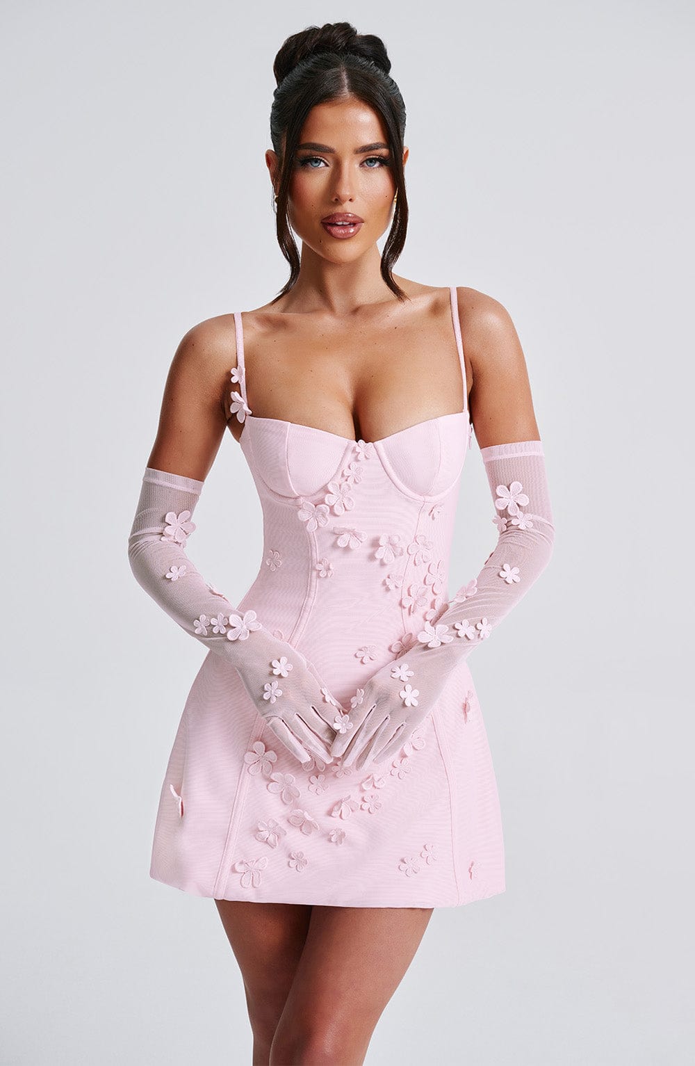 DALARY MINI DRESS - BLUSH