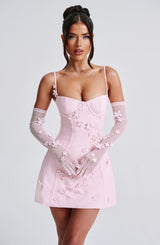 DALARY MINI DRESS - BLUSH