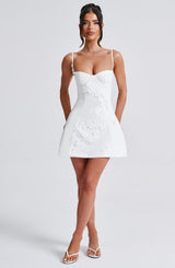 DALARY MINI DRESS - IVORY