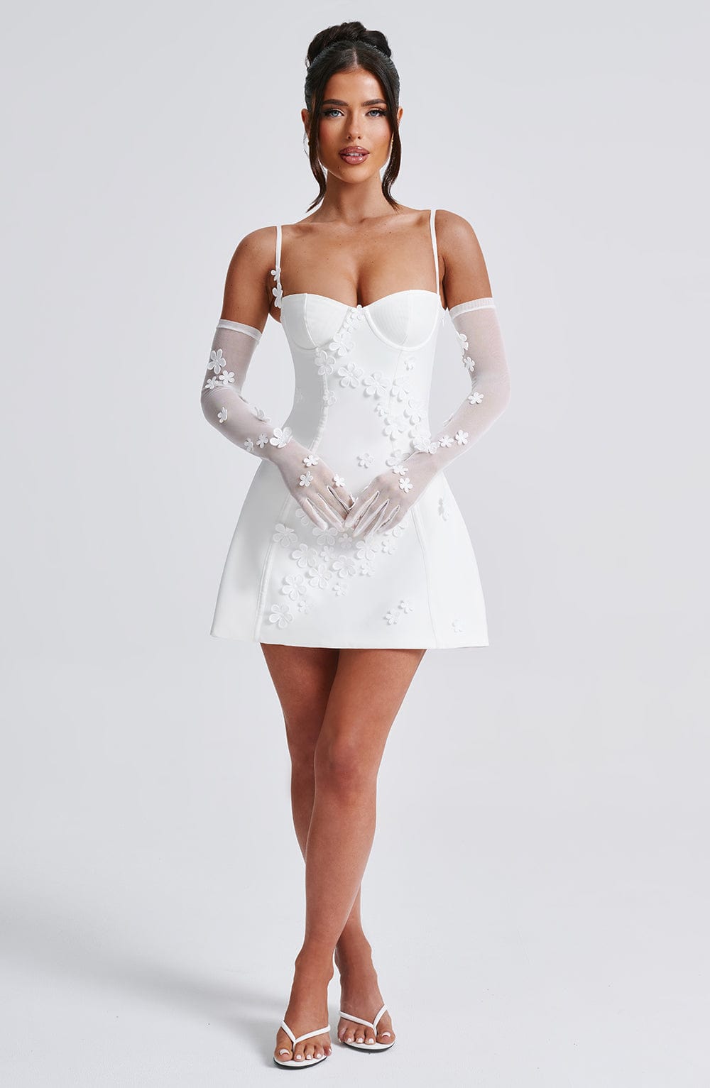 DALARY MINI DRESS - IVORY