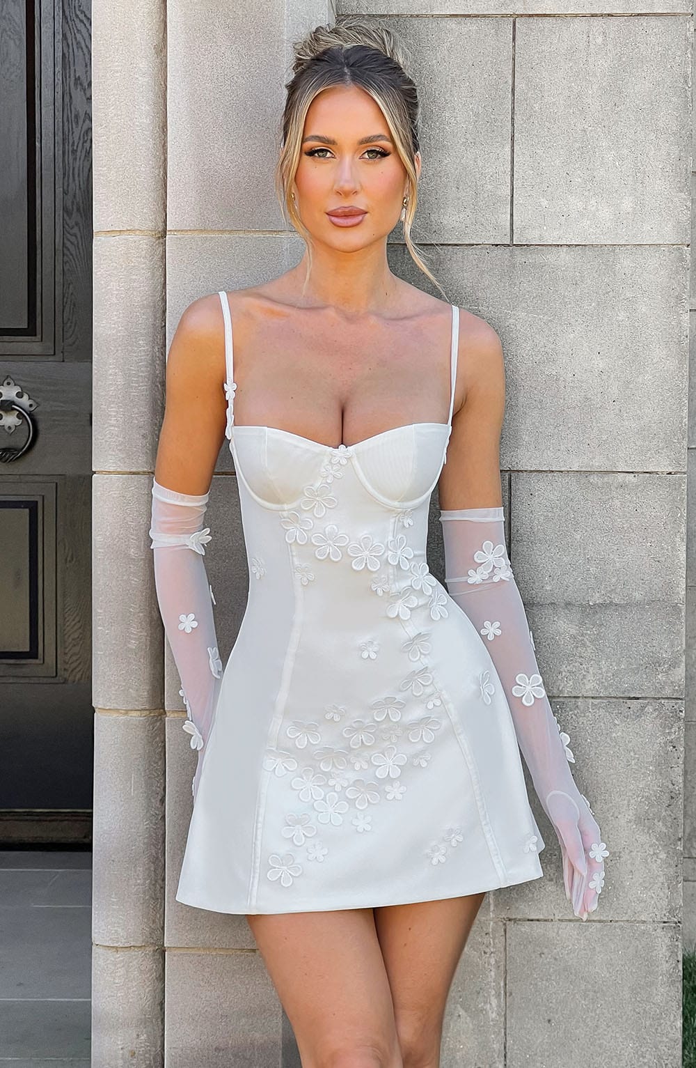 DALARY MINI DRESS - IVORY