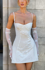 DALARY MINI DRESS - IVORY