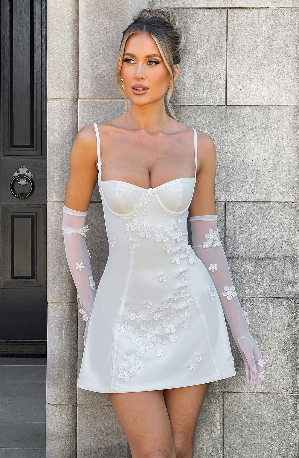 DALARY MINI DRESS - IVORY