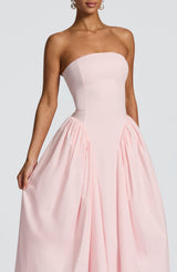 DARLA MIDI DRESS - BLUSH