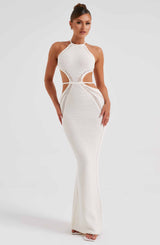 DELIA MAXI DRESS - WHITE
