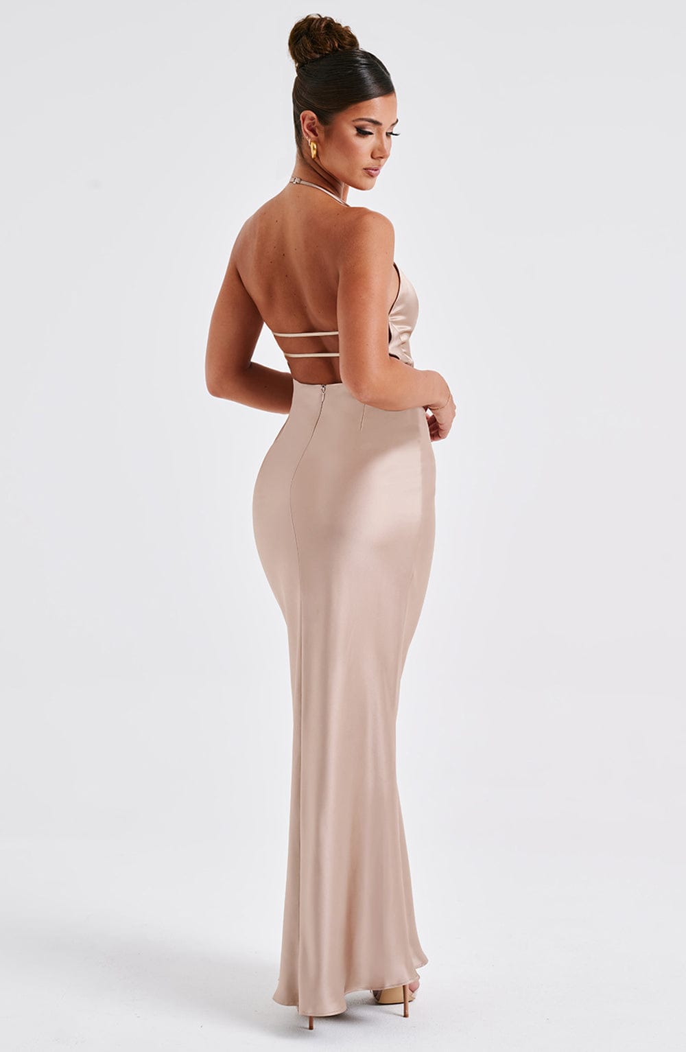 DELPHINE MAXI DRESS - CHAMPAGNE