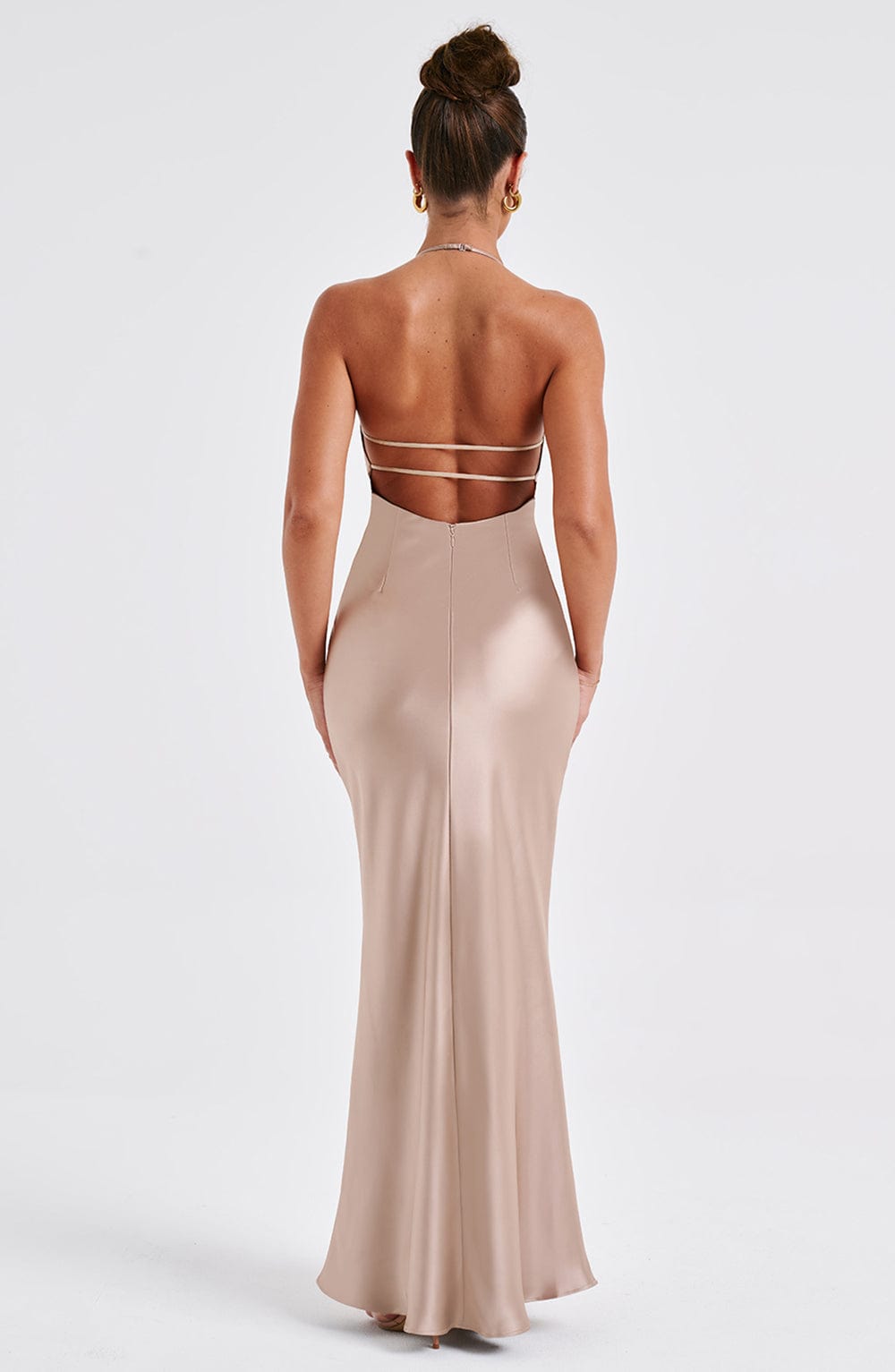 DELPHINE MAXI DRESS - CHAMPAGNE