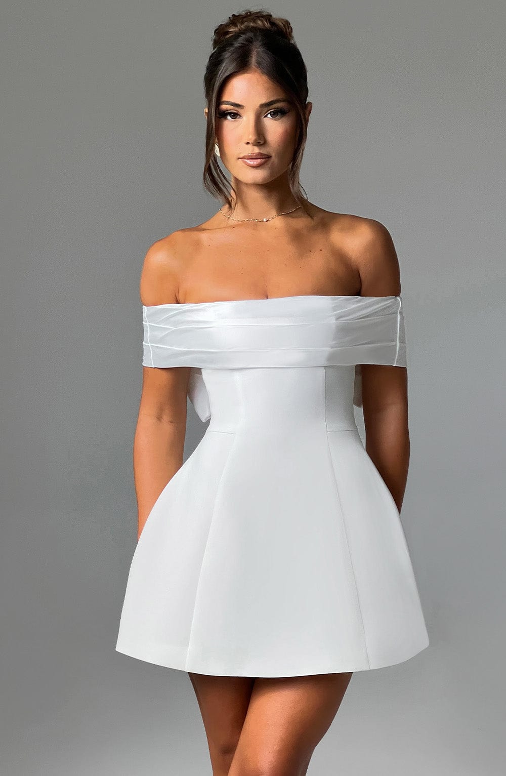DELTA MINI DRESS - IVORY