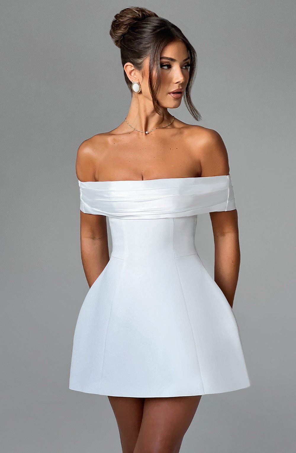 DELTA MINI DRESS - IVORY