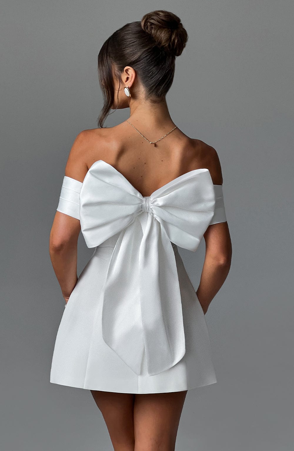 DELTA MINI DRESS - IVORY