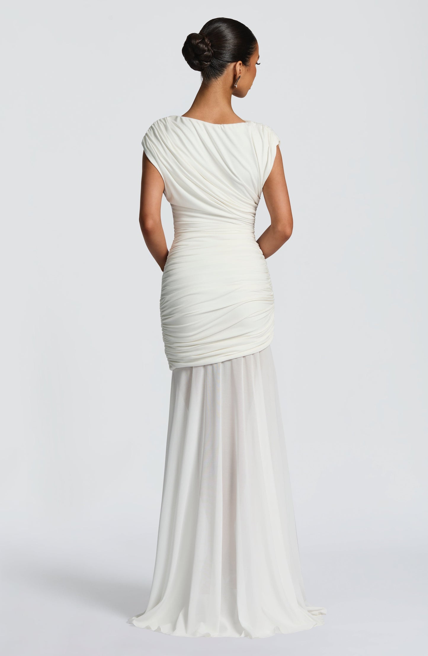 DEMELZA MAXI DRESS - IVORY