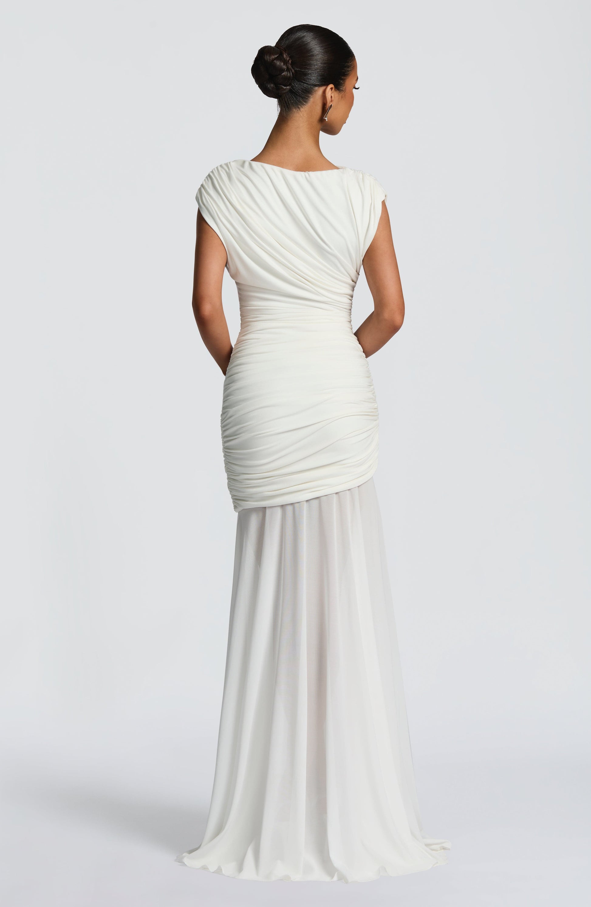 DEMELZA MAXI DRESS - IVORY
