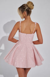 DOROTHY MINI DRESS - BLUSH