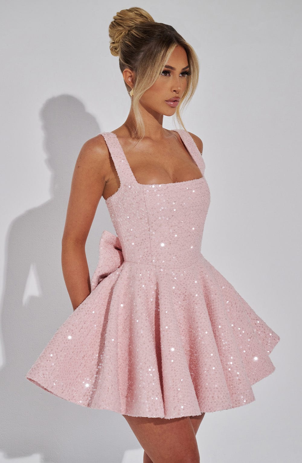 DOROTHY MINI DRESS - BLUSH