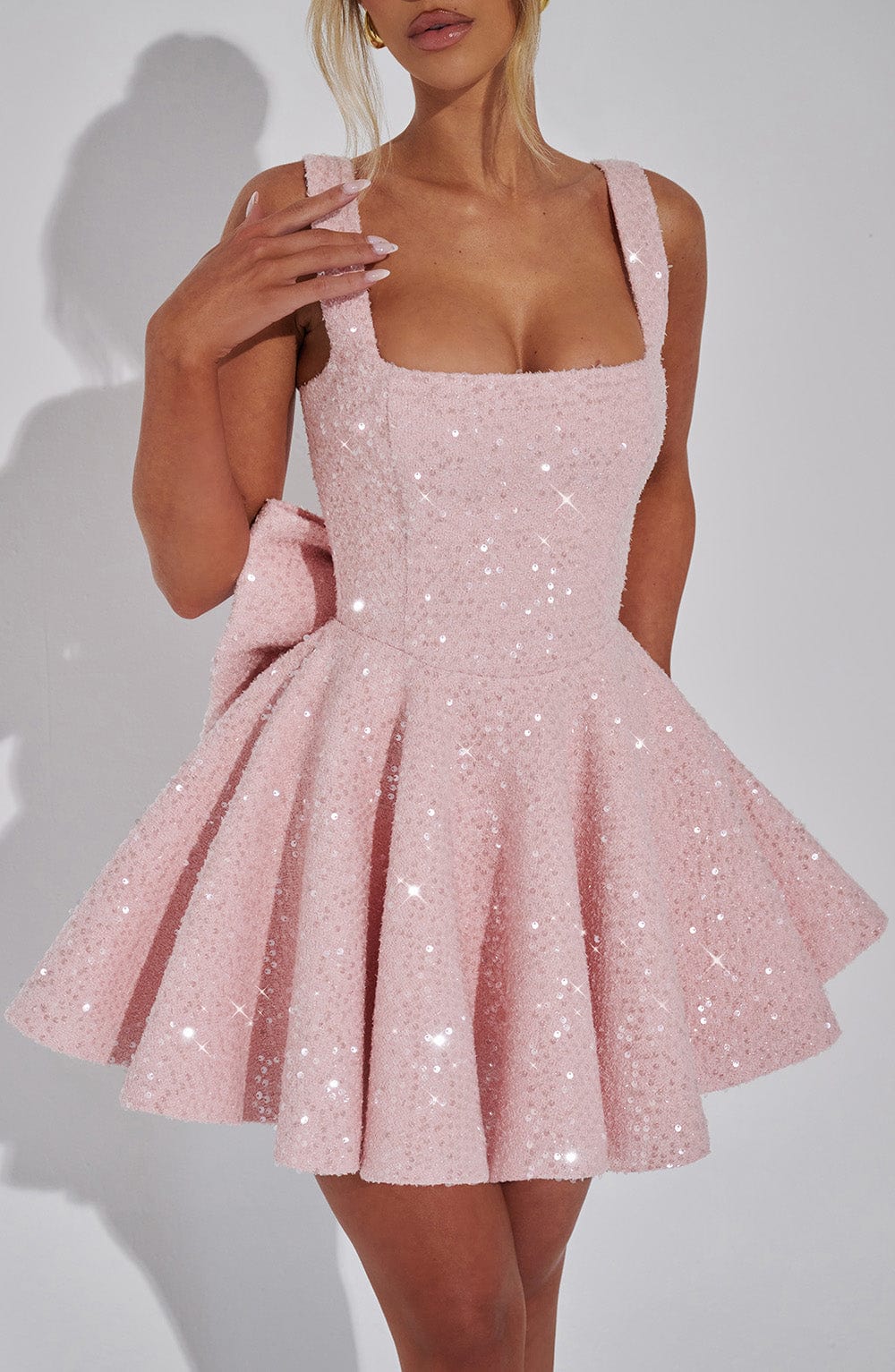 DOROTHY MINI DRESS - BLUSH