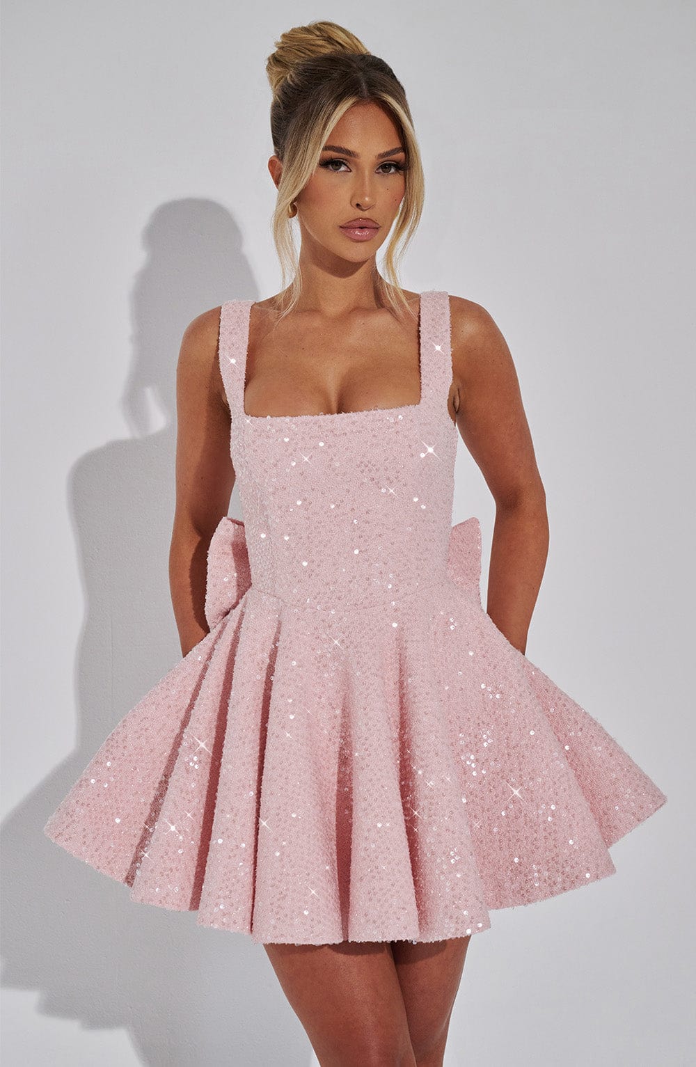 DOROTHY MINI DRESS - BLUSH