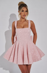 DOROTHY MINI DRESS - BLUSH