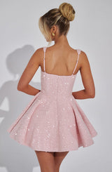 DOROTHY MINI DRESS - BLUSH
