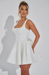 DOROTHY MINI DRESS - IVORY
